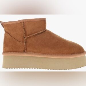 Corkys Tobacco Winter Platform Boots